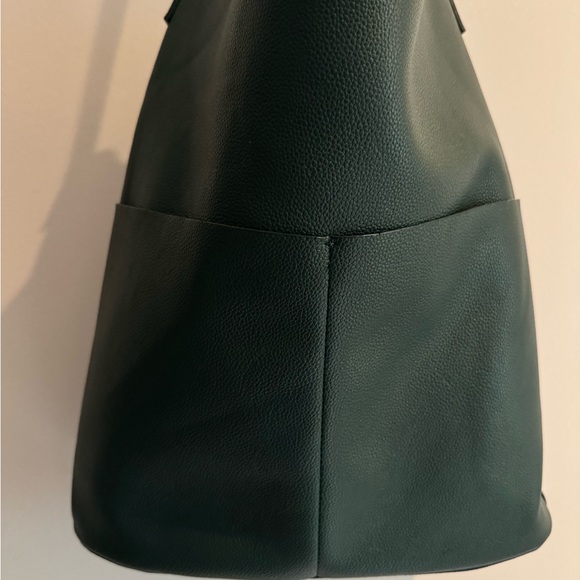 OAK + FORT Green Vegan Leather Shoulder Bag - Picture 1 of 11